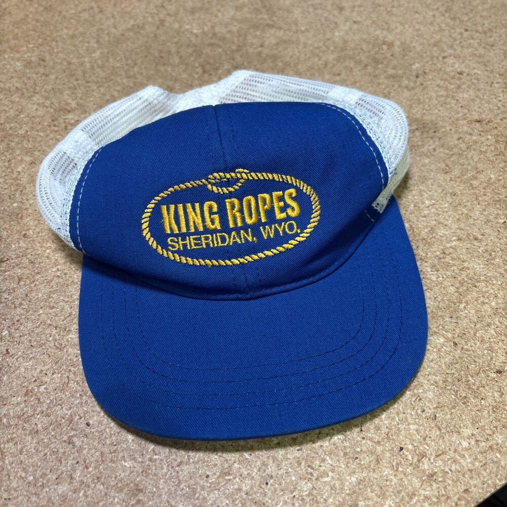 King Ropes Hat Sheridan, WYO. Meshback Trucker Cap MADE IN USA